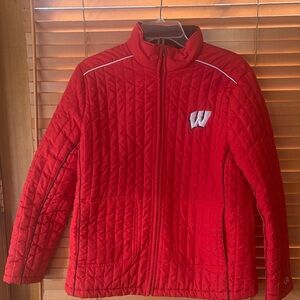 G III Sports by Carl Banks Womens Officially Liscened Wisconsin  Jacket; Sz: L